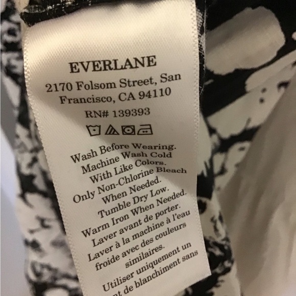 NEW Everlane floral dress size 2 - Picture 9 of 11